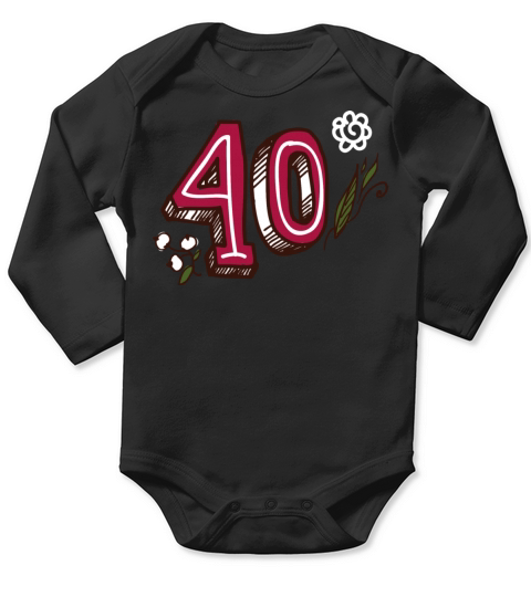 Anniversary Birthday day of honor gift Legends 40 Long Sleeve Baby One-Piece
