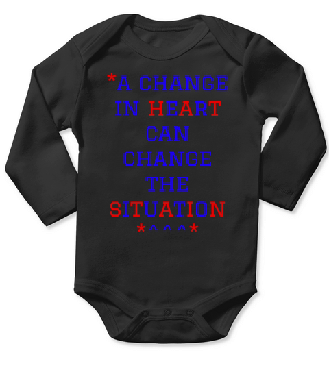 Change in Heart Long Sleeve Baby One-Piece