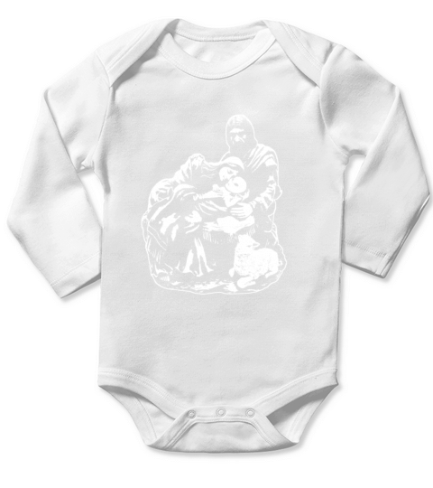 Christian Christianity Funny Alien Jesus Long Sleeve Baby One-Piece
