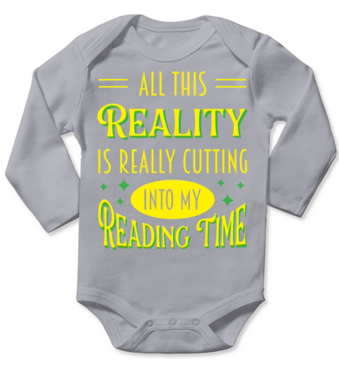 Funny Book Nerd Quote - Bookworm Gift Long Sleeve Baby One-Piece