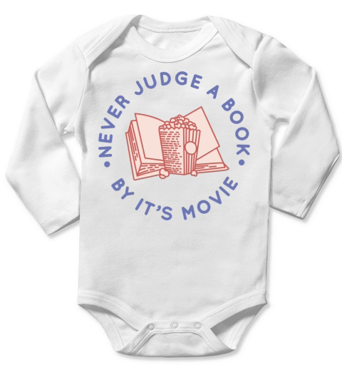 never judge a book by its movie Long Sleeve Baby One-Piece
