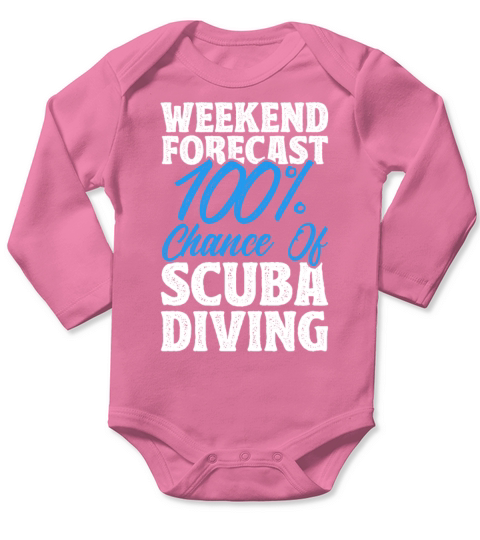 Scuba Diving Gift Underwater Lover Scuba Diver Long Sleeve Baby One-Piece