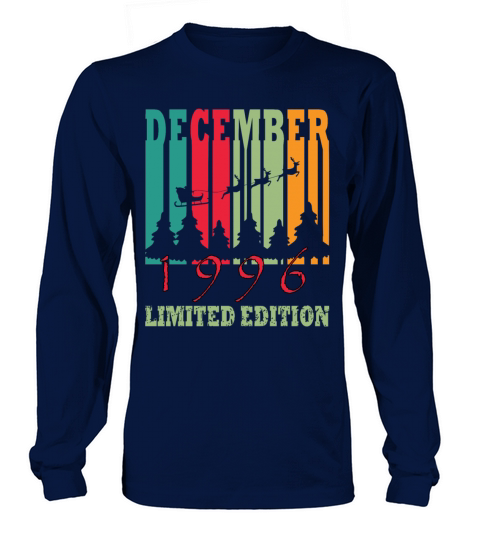 1996 December vintage born gift Long sleeved Unisex