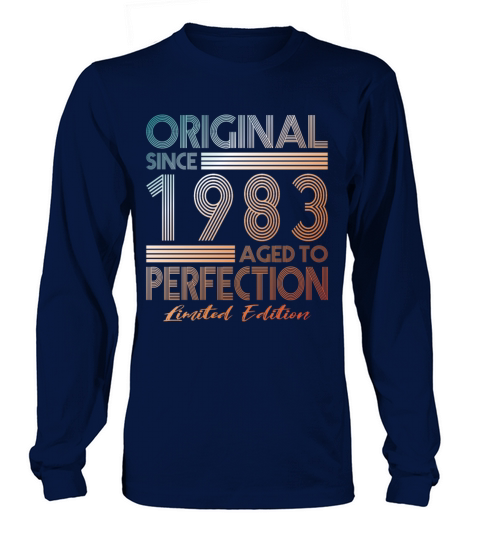 40th birthday vintage 1983 original since 1983 Long sleeved Unisex