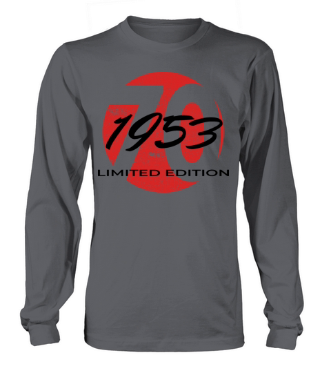 70th birthday men women 70 years 1953 vintage Long sleeved Unisex