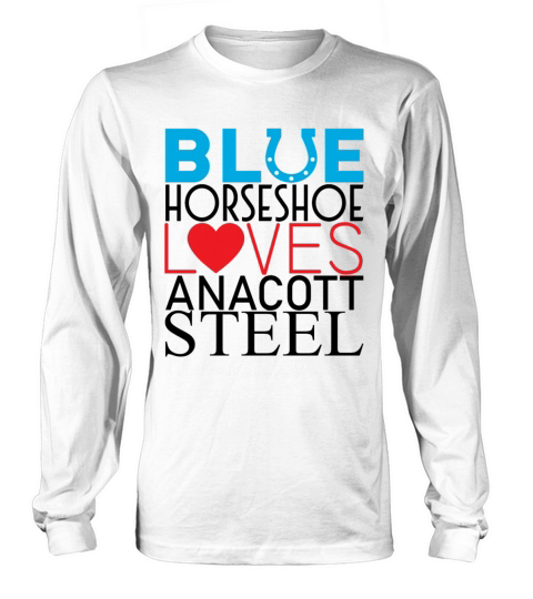 Blue Horseshoe Loves Anacott Steel Long sleeved Unisex