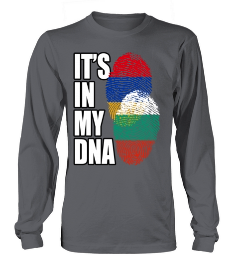 Bulgarian And Armenian Mix Heritage DNA Flag Long sleeved Unisex