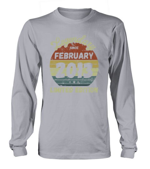 February 2013 - Vintage Birthday Present Long sleeved Unisex