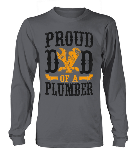 Plumbing Plumber Dad Vintage Proud Long sleeved Unisex