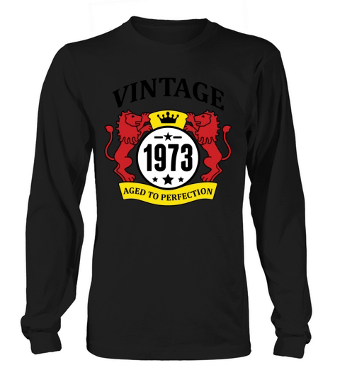 Vintage 1973 Aged to Perfection Long sleeved Unisex