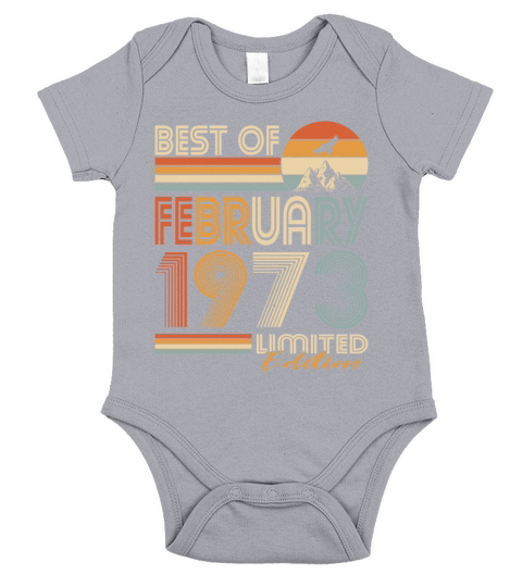50th birthday vintage 1973 best of 1973 Short Sleeve Baby One-Piece