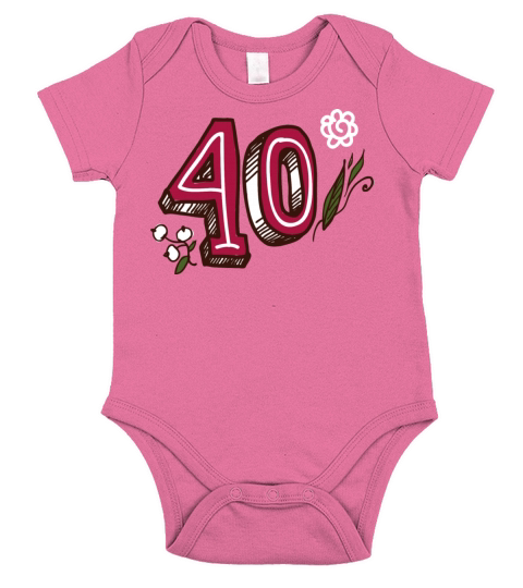 Anniversary Birthday day of honor gift Legends 40 Short Sleeve Baby One-Piece