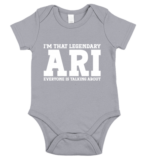 Ari Personal Name Funny Aripgtees Short Sleeve Baby One-Piece