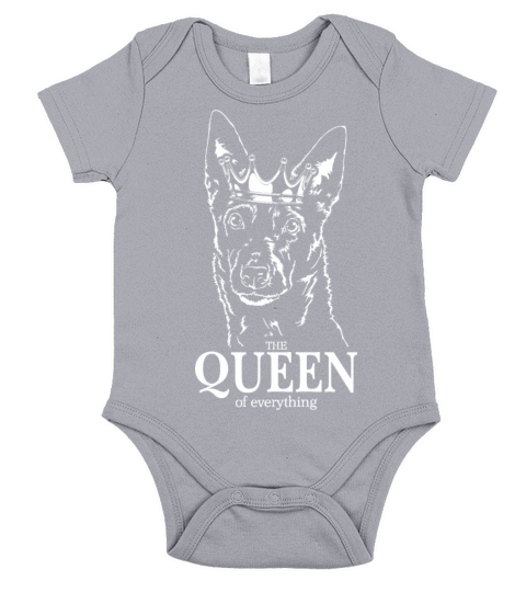 Australian Kelpie Queen of Everything dog mom Short Sleeve Baby One-Piece