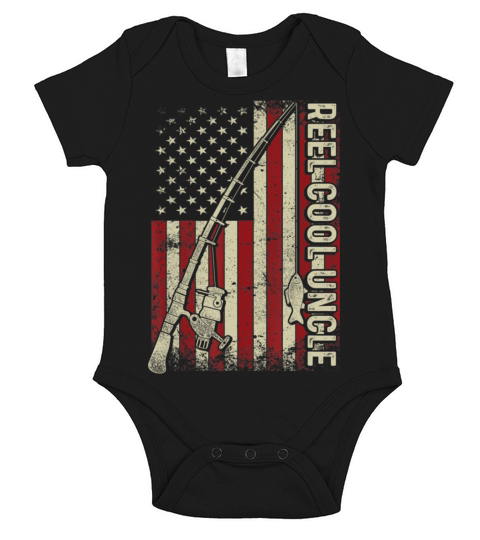 Fishing - Reel Cool Uncle Short Sleeve Baby One-Piece