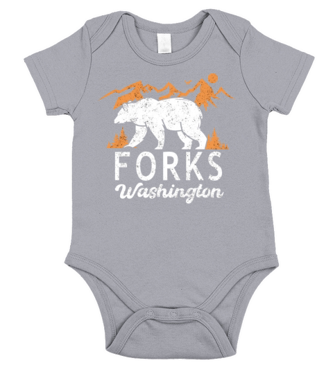 Forks Washington Short Sleeve Baby One-Piece