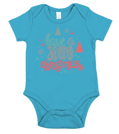 Have A Jolly Christmas Short Sleeve Baby One-Piece