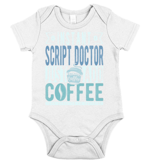 Instant Script Doctor Just Add Coffee Short Sleeve Baby One-Piece