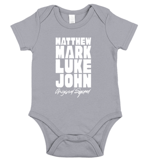 Matthew Mark Luke John Original Squad Short Sleeve Baby One-Piece