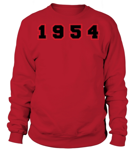 1954 Year Number Sweatshirt Unisex