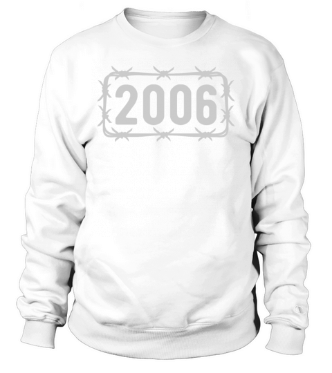 Birthday Vintage 2006 Barbed Wire Sweatshirt Unisex