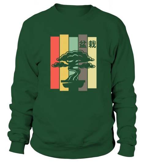 Bonsai Tree Japanese Retro Vintage Sweatshirt Unisex