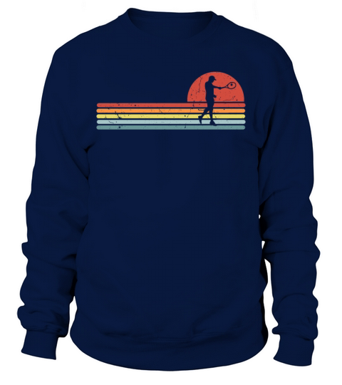 Retro Tennis Lovers Gifts Vintage Players Coach Sweatshirt Unisex