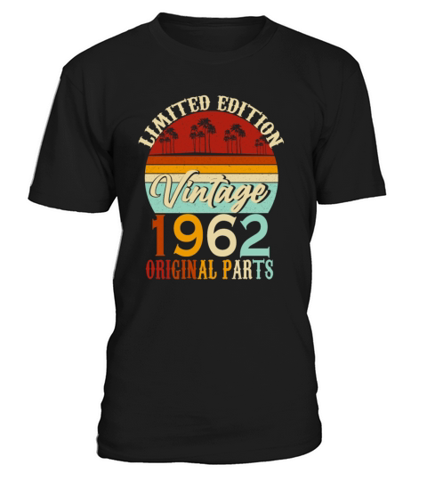 1962 Born Vintage Birthday Retro T-Shirt Unisex