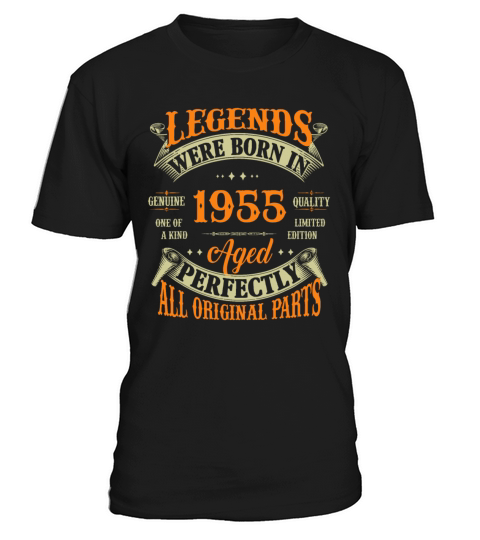 67th Birthday Vintage Legends Born In 1955 67 Year T-Shirt Unisex