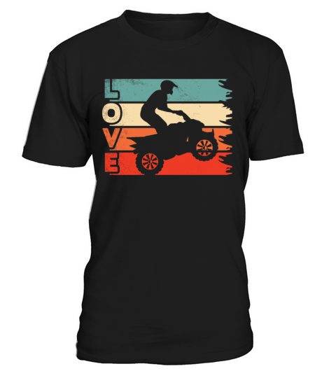 all terrain vehicles Cute LOVE art vintage retro T-Shirt Unisex
