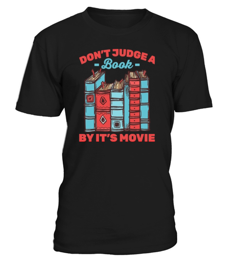 Book Don t Judge A Book Its Movie T-Shirt Unisex