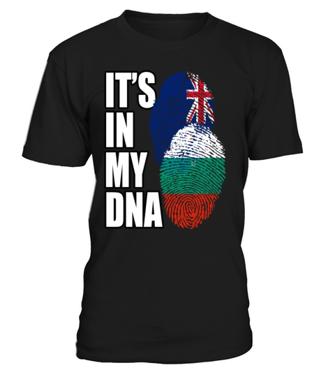 Bulgarian And New Zealand Mix Heritage DNA Flag T-Shirt Unisex