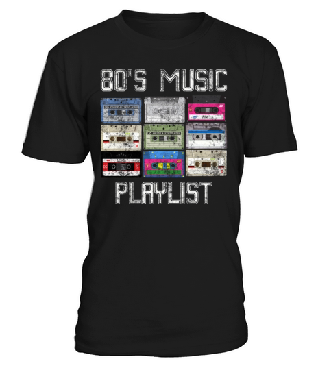 Cassette 80s Music Playlist Grunge T-Shirt Unisex