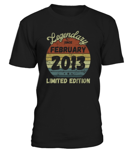 February 2013 - Vintage Birthday Present T-Shirt Unisex