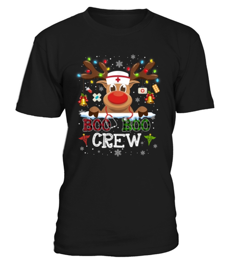 Funny Christmas 2022 Boo Boo Crew Nursing Squad Wo T-Shirt Unisex