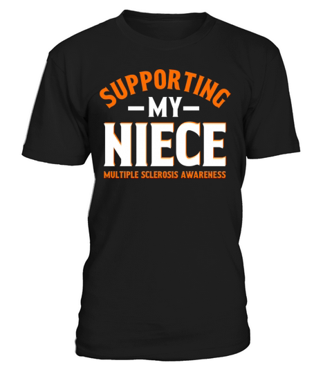 Multiple Sclerosis Awareness Supporting My Niece T-Shirt Unisex
