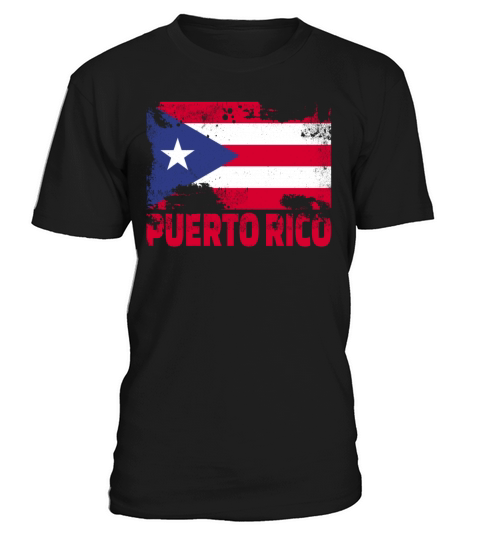 Puerto Rico Flag Vintage Distressed Caribbean Grun T-Shirt Unisex