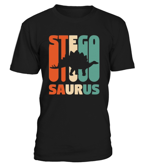 Vintage Dinosaur Lover Paleontology Retro Stegosau T-Shirt Unisex