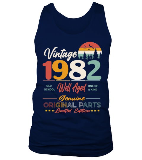 1982 Original vintage vintage retro birthday Tank Top Unisex