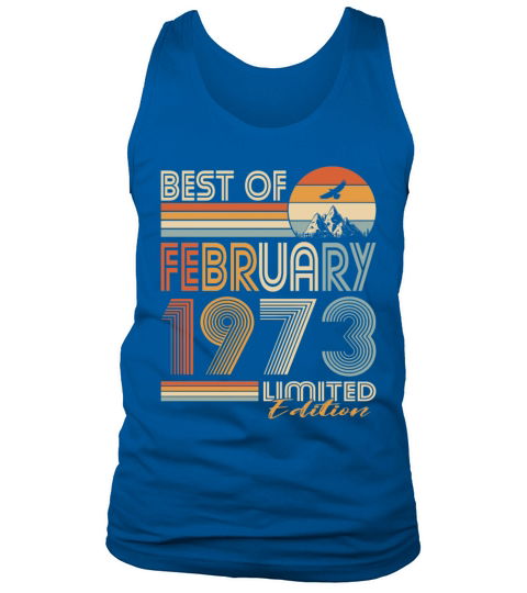 50th birthday vintage 1973 best of 1973 Tank Top Unisex
