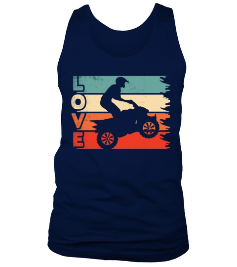 all terrain vehicles Cute LOVE art vintage retro Tank Top Unisex