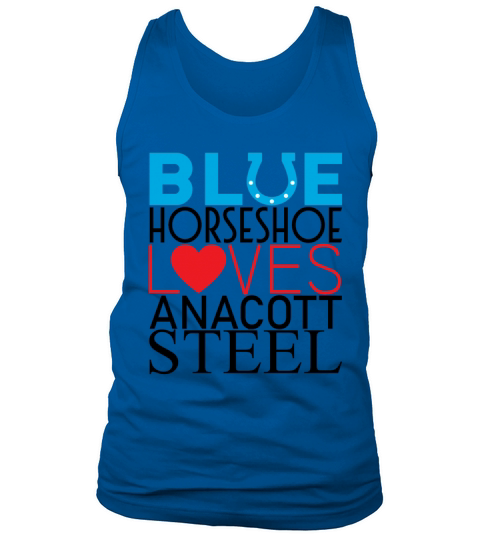 Blue Horseshoe Loves Anacott Steel Tank Top Unisex