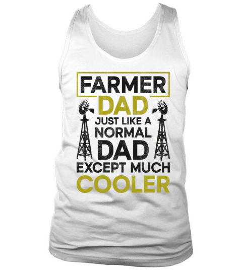 Farming Farmer Dad Father Vintage Tank Top Unisex