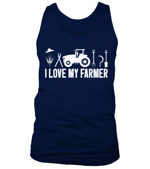 Farming Farmer Vintage Tractor I Tank Top Unisex