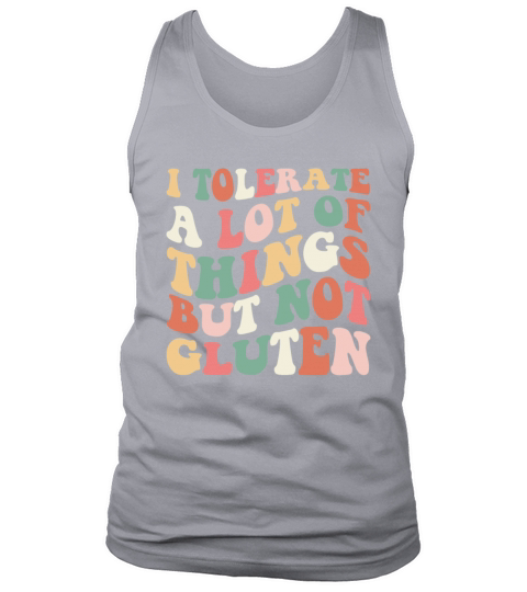 Funny Gluten Free Design Food Cool Gluten Tank Top Unisex