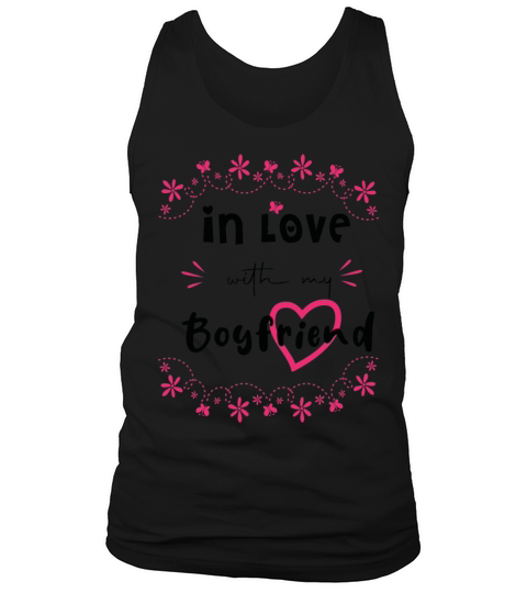 In Love with My boyfriend Cute Valentine day Mom Tank Top Unisex