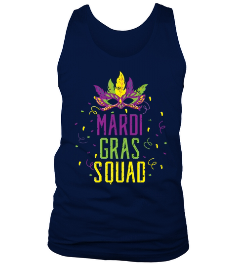 Mardi Gras Squad New Orleans Louisiana Parade Tank Top Unisex