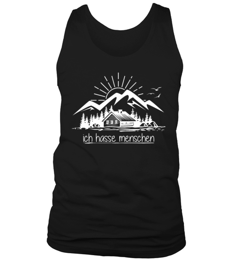 Mountain cottage cabin mountains saying quote Tank Top Unisex