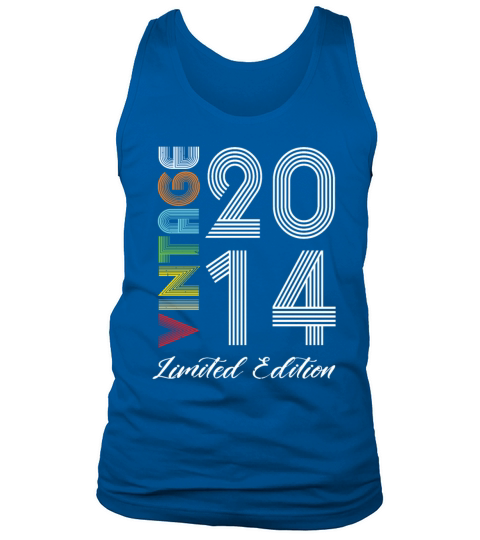 Vintage 2014 Vintage Birthday Retro Vintage Tank Top Unisex