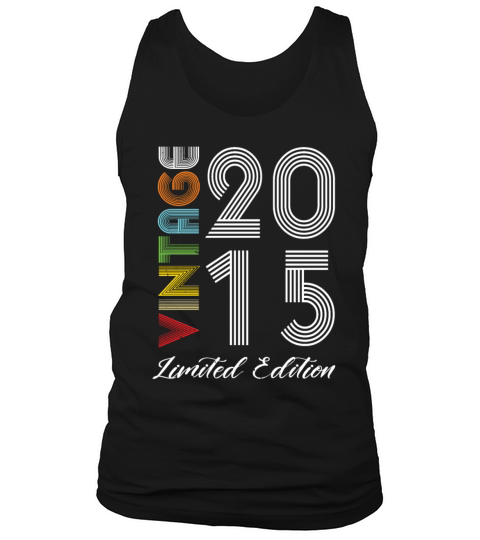 Vintage 2015 Vintage Birthday Retro Vintage Tank Top Unisex